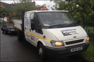 Birmingham Paving and Driveways Vehicle